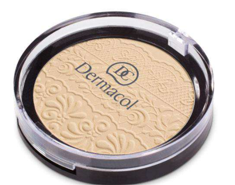 Compact Powder With Lace Relief