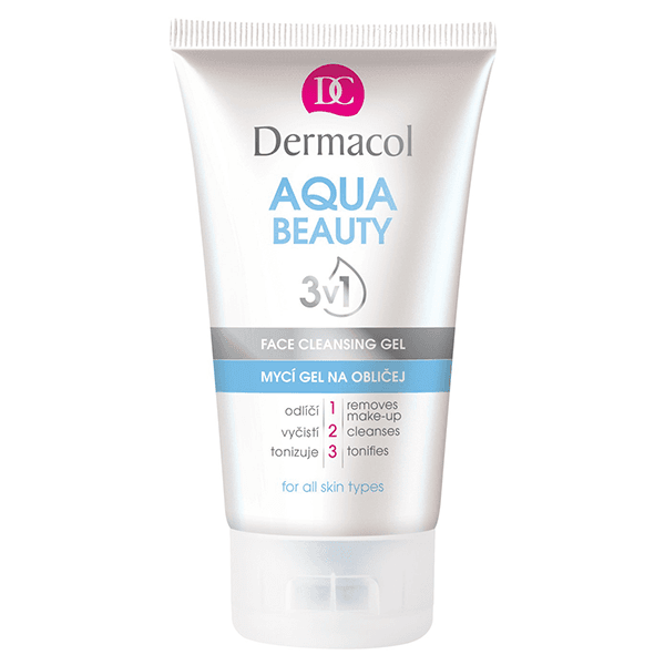 Aqua Beauty 3 in 1 Face Cleansing Gel Dermacol India Makeup
